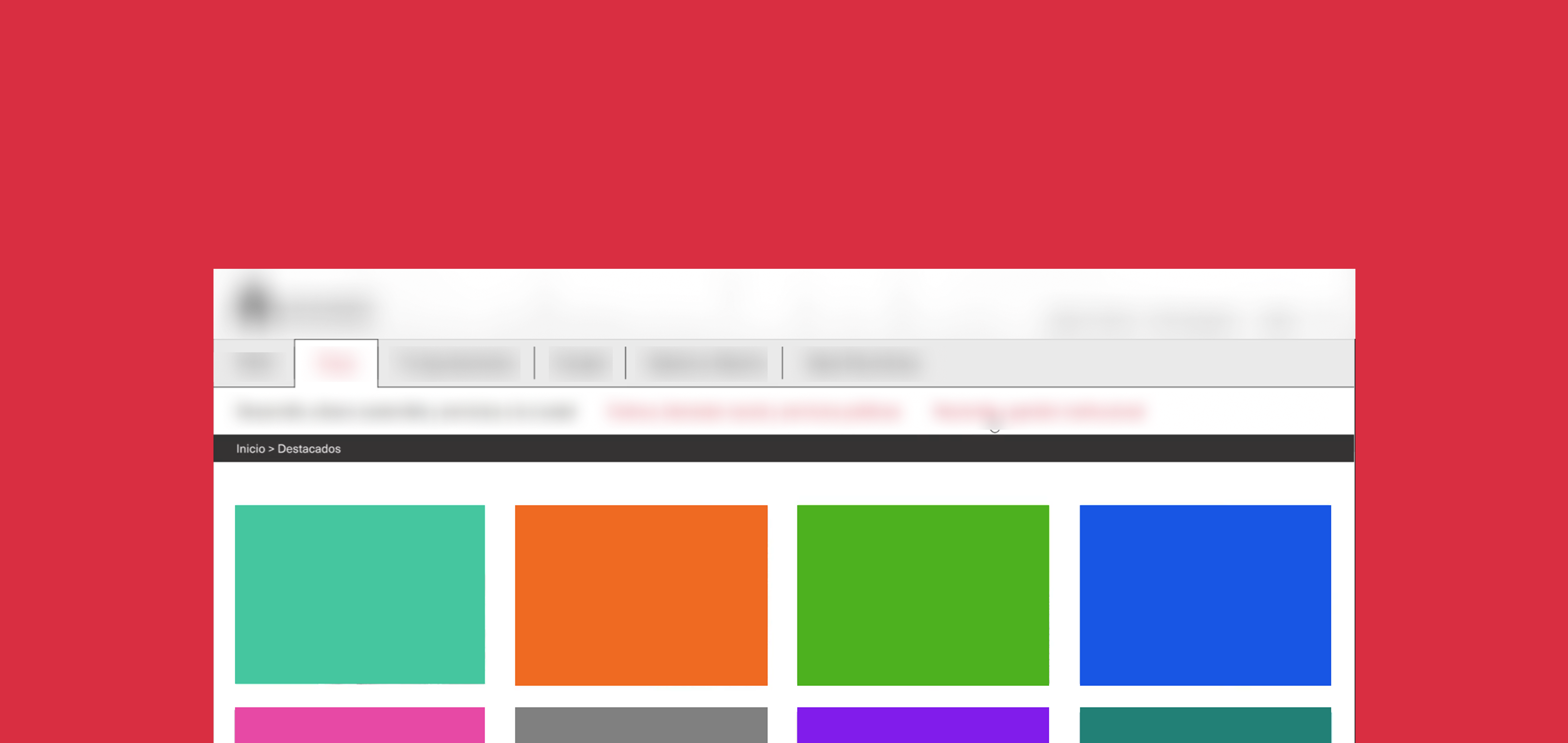 Confidential municipal website redesign cover with civic public service interface visuals