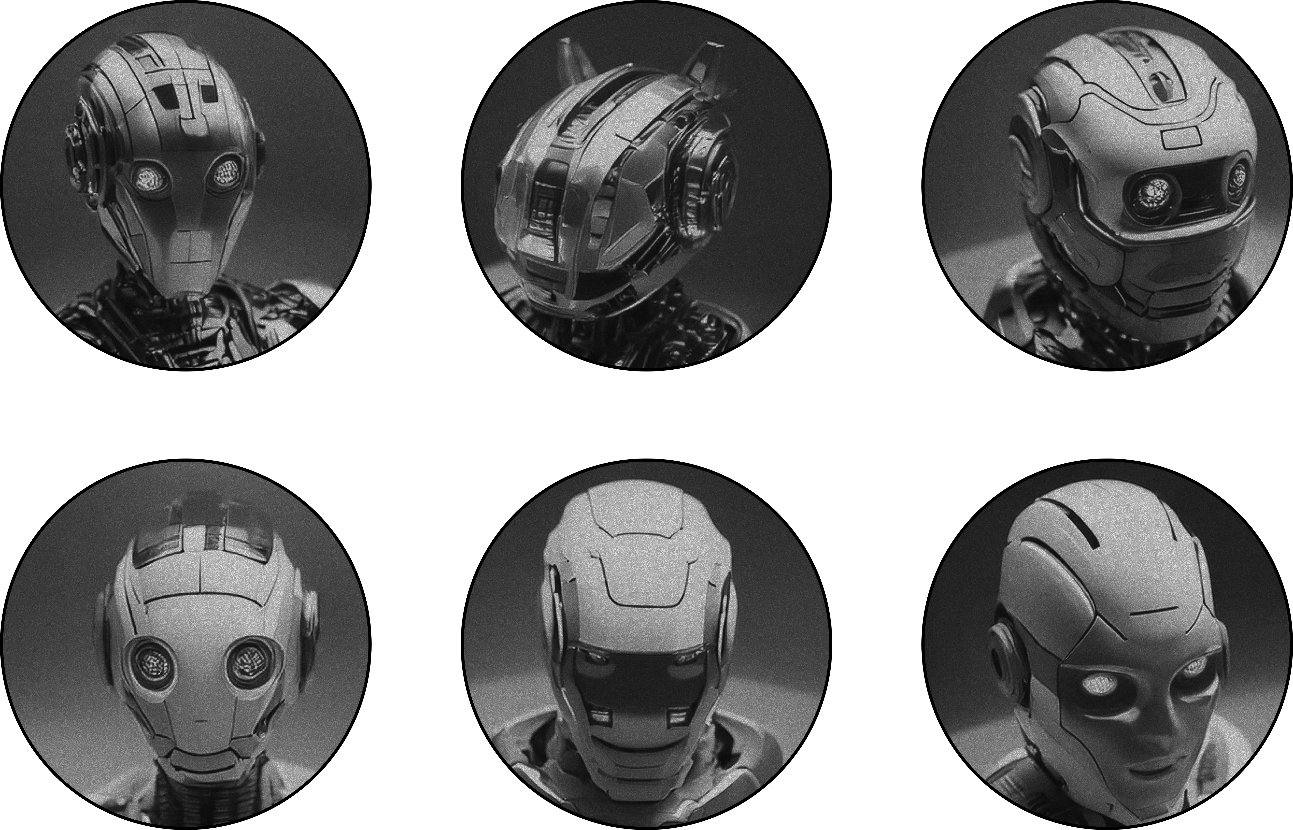 Hexacore Hexabot visual board showing robotic support units for different lunar tasks