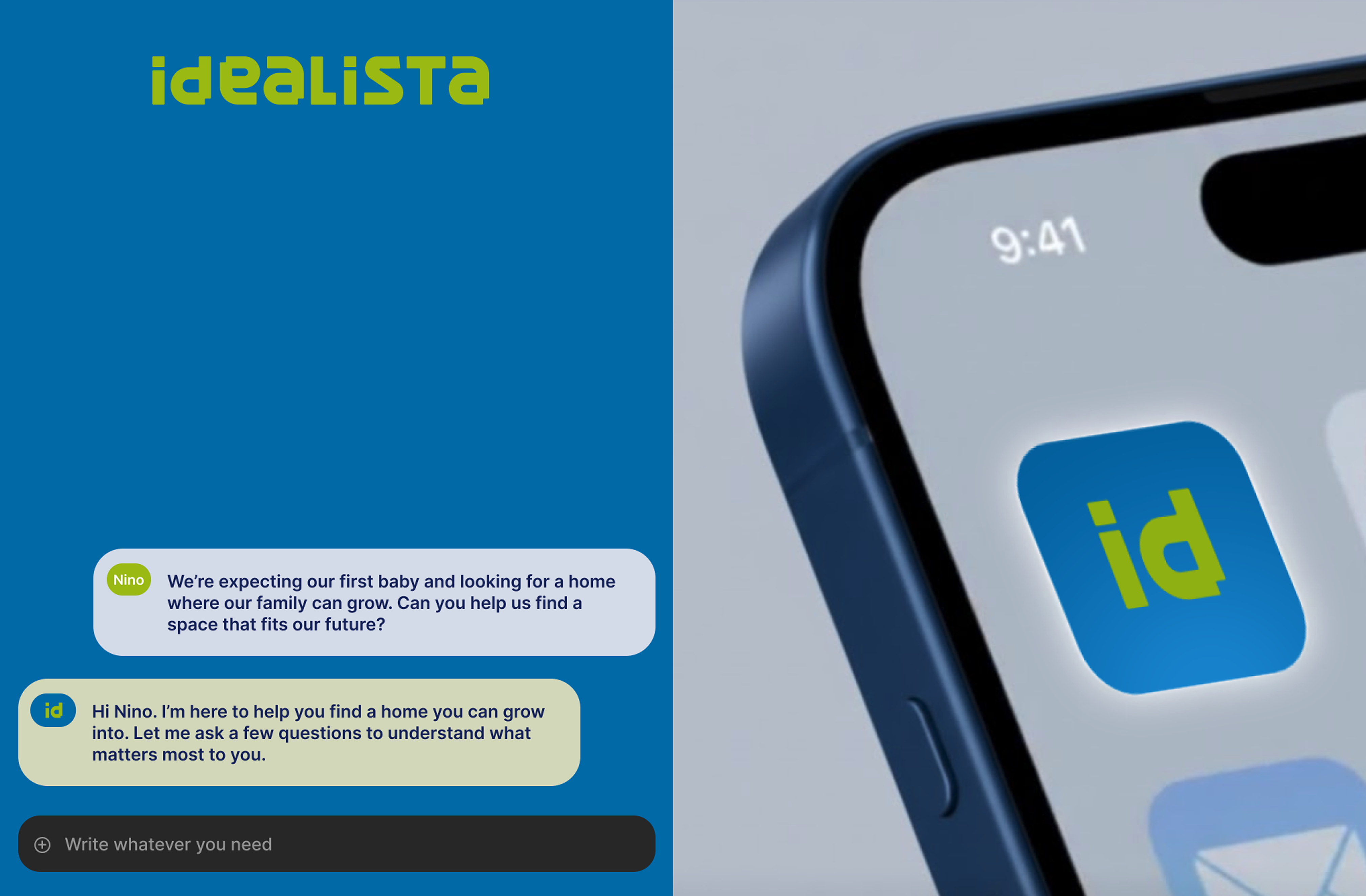 Idealista Remake intro board with property search screens, home imagery and the renewed real estate journey