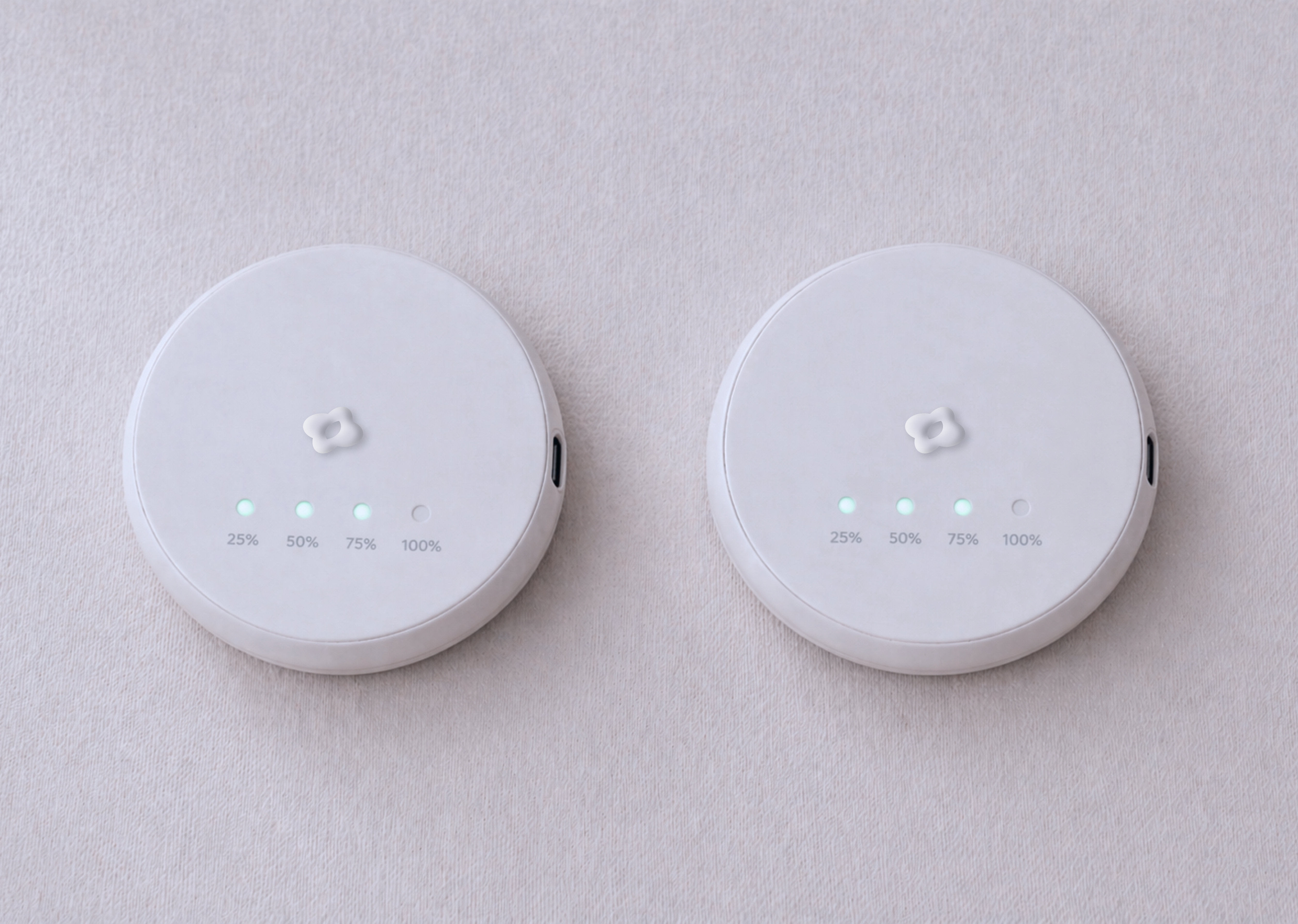 Lumi Bear battery diagram showing the safe interchangeable charging system for children devices