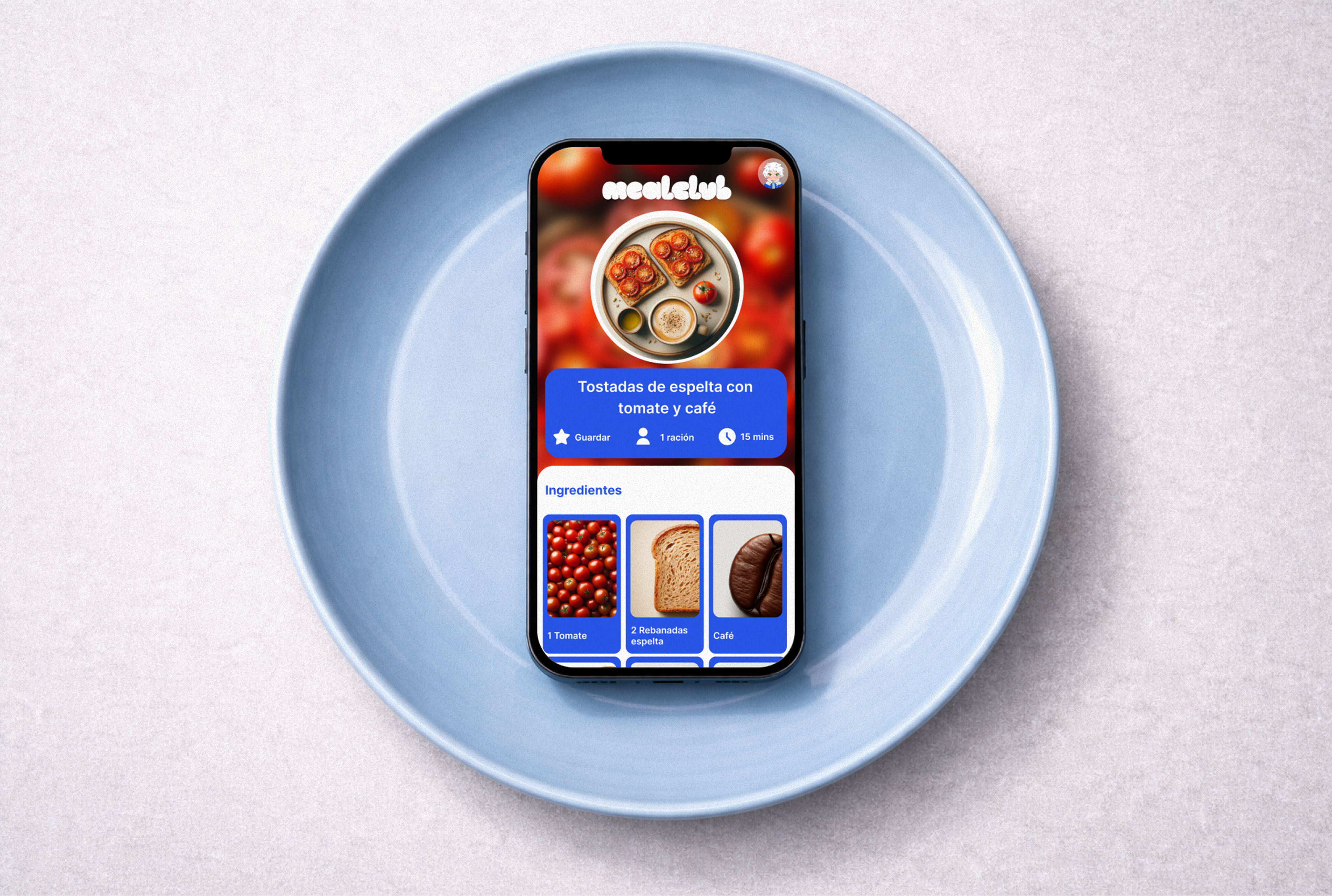 MealClub mobile screens with progress tracking, daily food guidance and nutrition routines