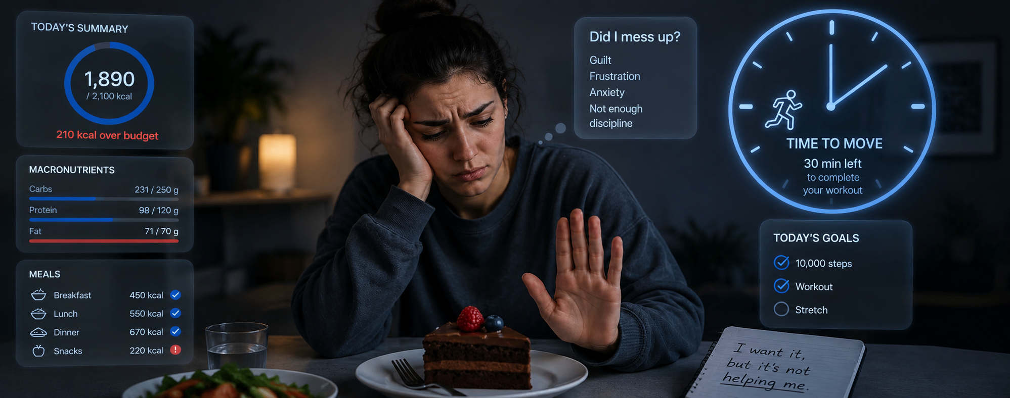 MealClub onboarding screen with user preferences and food guidance setup