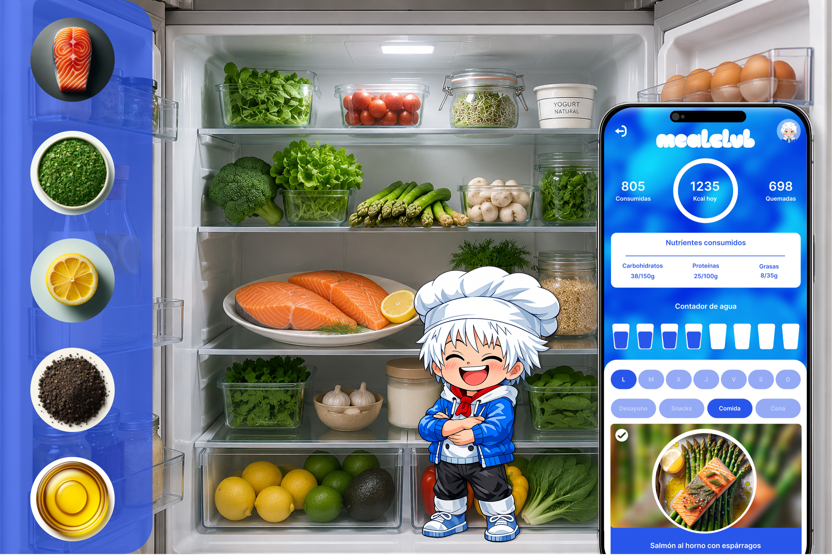 MealClub brand visual positioning the app as a companion for daily food choices